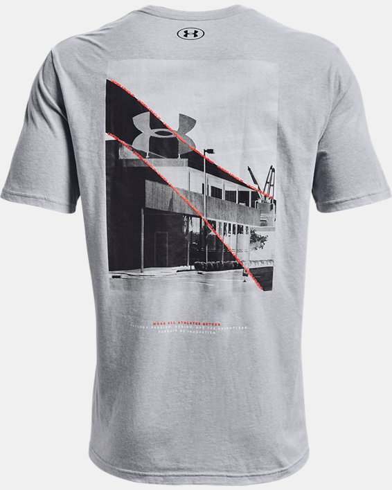 男士UA 21230 Photoreal短袖T恤, Gray, pdpMainDesktop image number 5